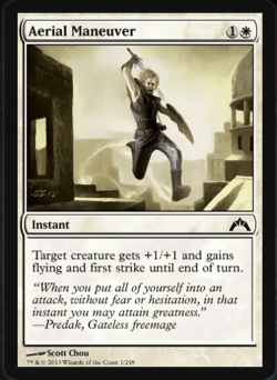 MTG Magic the Gathering Aerial Maneuver (1/257) Gatecrash LP - Image 1