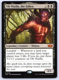 Ob Nixilis, the Fallen - Commander Tarkir: Dragonstorm - MTG - Magic - Near Mint - Image 1