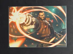Barret Wallace - Art Series Gold Stamped - 8/53 Final Fantasy MTG Magic NM/M - Image 1