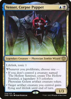 Venser, Corpse Puppet [All Will Be One] MTG - Image 1
