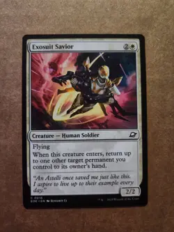 Exosuit Savior #0016 Edge of Eternities MTG Magic Combine Ship 1-10 $4.88 - Image 1