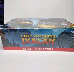 Draft Booster Box Lost Caverns of Ixalan LCI MTG Magic NEW SEALED MINT - Image 1