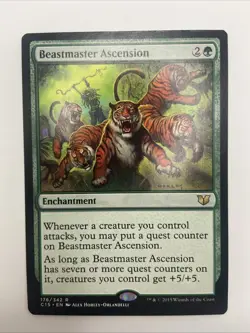 MTG Magic the Gathering Beastmaster Ascension (176/392) Commander 2015 LP - Image 1