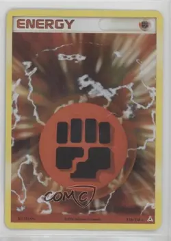 Fighting Energy Reverse Foil Pokemon EX Holon Phantoms #110 2006 08ql - Image 1