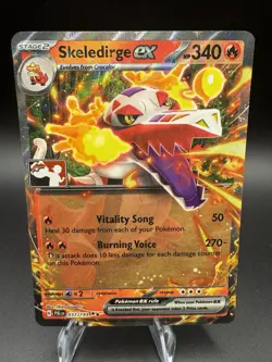 Skeledirge Ex Pokemon Prize Pack Series 4 Promo Pokemon Card NM/LP Play Stamp US - Image 1