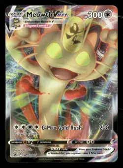 2020 Pokemon Sword & Shield Black Star Promo SWSH005 Meowth VMAX - Image 1