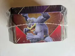 Pokemon TCG:Mewtwo Ex Triple Power Collector Tin. Wrapping is peeling (dented) - Image 2