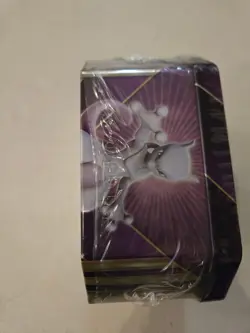 Pokemon TCG:Mewtwo Ex Triple Power Collector Tin. Wrapping is peeling (dented) - Image 4