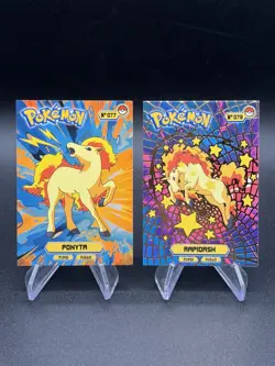 Ponyta Rapidash Gold Foil Pokemon Attack Cards Top 2025 Peru US Seller - Image 1