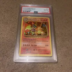 2016 POKEMON X Y EVOLUTIONS CHARIZARD #11 REVERSE HOLO PSA 8 NM-MT VINTAGE STYLE - Image 3