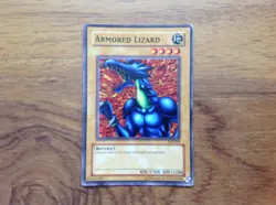 YUGIOH ARMORED LIZARD SDJ-009. Free Postage - Image 3