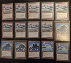 MTG Ice Age Land Set - Image 1