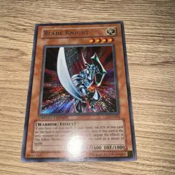 Yugioh-Blade Knight-Secret Rare-Limited Edition-CT1 EN002 (DAMAGED) - Image 1