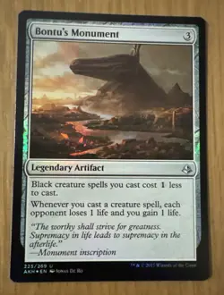 MTG Bontu's Monument Amonkhet Foil LP/NM - Image 1