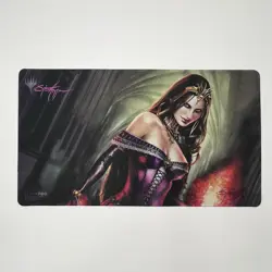 Signed Liliana of the Veil Playmat Artist Steve Argyle Hand Signed and Stamped - Image 1