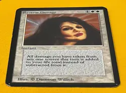 MTG REVERSE DAMAGE Alpha (OldManMTG 008-187) - Image 5