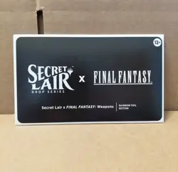 MTG Magic Secret Lair x Final Fantasy: Weapons SEALED English RAINBOW FOIL - Image 1