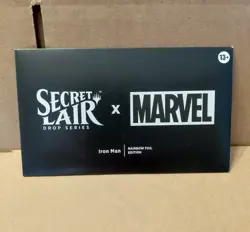 MTG Magic Secret Lair x Marvel: Iron Man SEALED English RAINBOW FOIL - Image 1