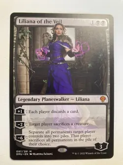 1x MTG Magic the Gathering Liliana of the Veil Dominaria United NM - Image 1