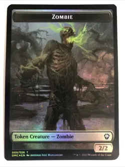 MTG Dominaria United Soldier / Zombie Token Foil 004/009 NM - Image 2