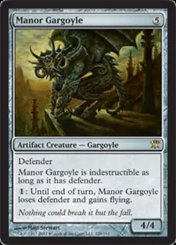 Manor Gargoyle - Foil X4 (Innistrad (2011)) MTG (NM) *CCGHouse* Magic - Image 1