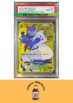 PSA 10 Jewelry Bonney OP08-105 SR Storage Box Set Promo - ONE PIECE Card Game - Image 1