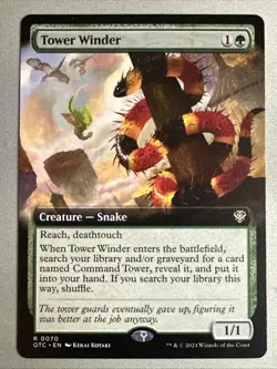 MTG / Tower Winder / OTC / #0070 / Regular (Extended Art) / Rare / NM - Image 1