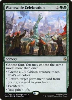 Planewide Celebration War of the Spark MTG Magic The Gathering - Image 1