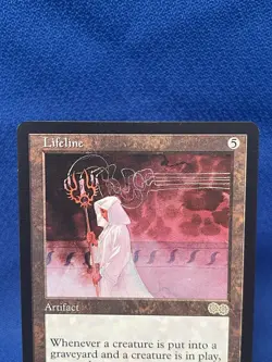 MTG 1998 Magic The Gathering Urza's Saga #299 Lifeline Rare, LP - Image 5