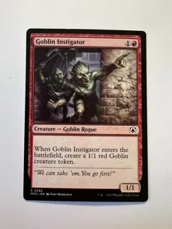 Goblin Instigator - MTG March of the Machine: Commander - NM - Image 1