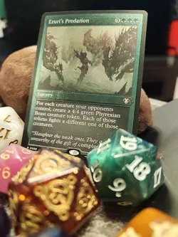 MTG Ezuri's Predation - Etched foil - Commander Masters #0558 - Image 2