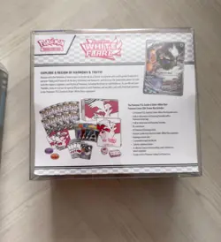 Pokemon Center White Flare Elite Trainer Box ETB SEALED Scarlet & Violet ✅ - Image 3
