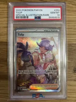 🌌Pokemon- Tulip - Special Illustration Rare - 259/182 - Paradox Rift - PSA 10🌌 - Image 1