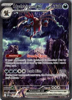 Pokemon TCG Hydreigon ex 169/086 SV: White Flare SIR Special Illustration Rare - Image 1