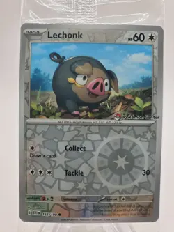 Lechonk 155/198 Pokemon Center Promo Stamped Scarlet & Violet Pokemon SEALED NM - Image 1