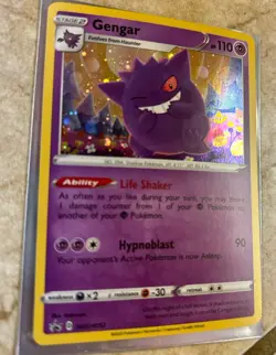 Pokemon Promo Gengar Foil Rare Swsh052 - NM Champions Path Mint - Image 2