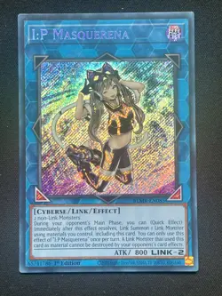 Yugioh I:P Masquerena BLMR-EN085 Secret Rare NM - Image 1