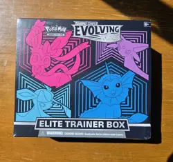 Set of 2 Pokemon Sword & Shield Evolving Skies Factory Sealed Elite Trainer Box - Image 2