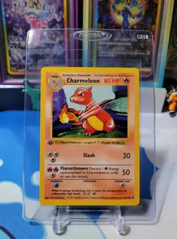 Pokemon 1999 Base Set 1st EDITION SHADOWLESS Charmeleon 24/102 *NM* 🔥 - Image 1