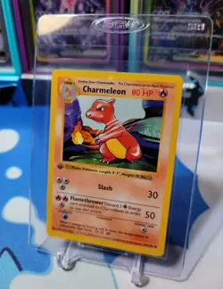 Pokemon 1999 Base Set 1st EDITION SHADOWLESS Charmeleon 24/102 *NM* 🔥 - Image 2
