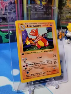 Pokemon 1999 Base Set 1st EDITION SHADOWLESS Charmeleon 24/102 *NM* 🔥 - Image 3