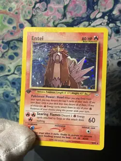 Entei Holo Rare 1st Edition 6/64 Neo Revelation WOTC Vintage Pokemon - Image 3