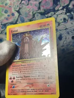 Entei Holo Rare 1st Edition 6/64 Neo Revelation WOTC Vintage Pokemon - Image 5