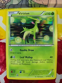 Pokemon TCG Virizion 13/101 Noble Victories Holo Rare NM English - Image 1