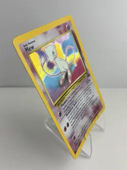 Mew 09/53 Wotc Black Star Promo Holo Rare Pokemon NM + ** SWIRL - Image 4