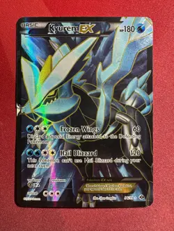 KYUREM EX 96/99 Next Destinies FULL ART HOLO RARE Pokemon TCG card HP - Image 1