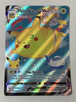 Pokemon Celebrations Flying Pikachu VMAX 007/025 Ultra Rare 25th Anniversary NM - Image 1