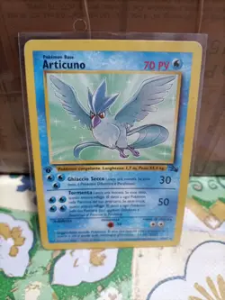 Pokemon Articuno 17/62 Fossil - Rara no holo - Prima Edizione Ita - LIGHT PLAYED - Image 1