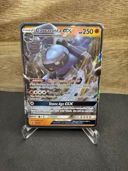 CARRACOSTA GX SM239 SUN & MOON POKEMON PROMO (ULTRA RARE, NM) - Image 1