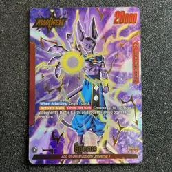 FB01-002 Beerus Alt Art Leader - Dragon Ball Super Card Game Fusion World - Image 1